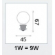 1W-B22-BULB-LED-7641C